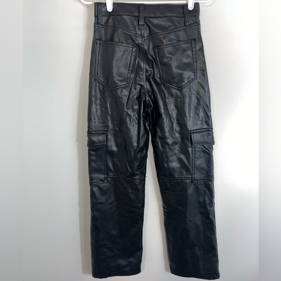 Abercrombie The 90s Relaxed Jean High Rise vegan leather - Picture 16 of 16